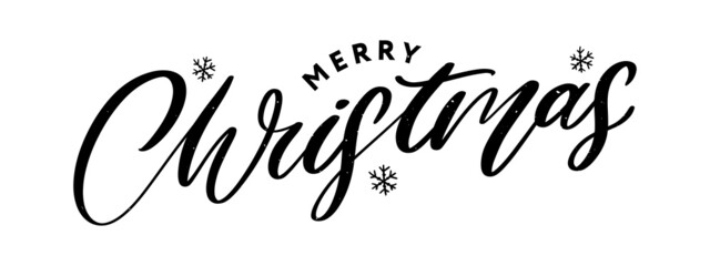 Banner Merry Christmas Holiday New Year Letter font Vector illustration