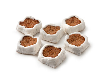 Sicilian Shortbread Sweet, Isolated on White Background – Traditional 