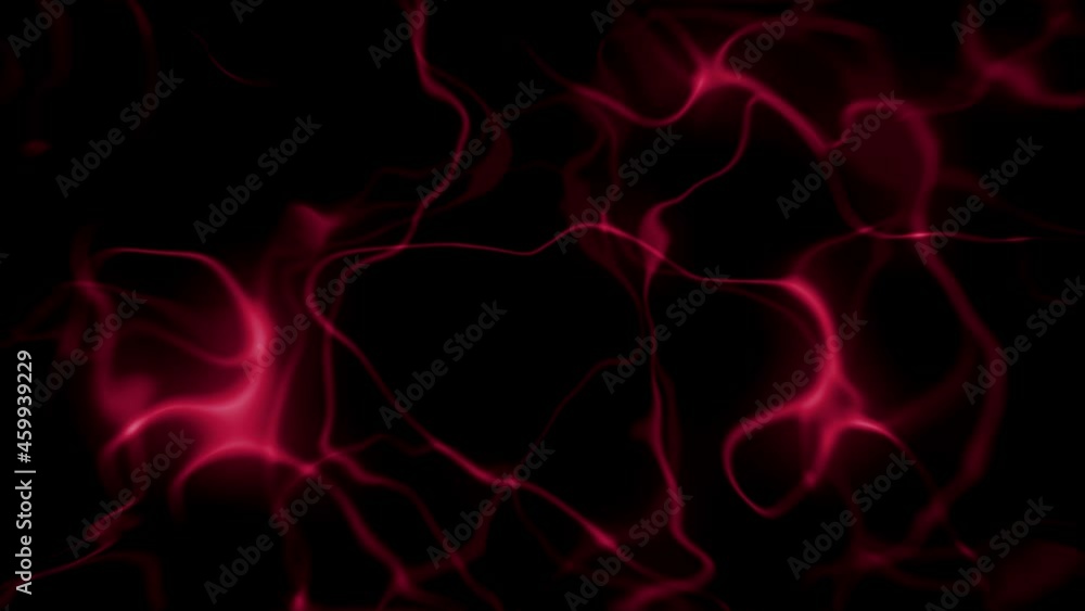 Poster Abstract Neon Lines Blur Graphic Looping Animation/ 4k animation of an abstract backround with neon lines patterns flowing and seamless looping