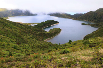 Obraz premium Lagoa do Fogo, Sao Miguel island, Azores