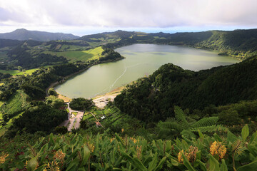Lagoa das Furnas, Sao Miguel island, Azores