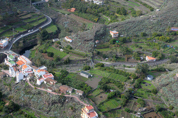 Fotografía aérea de Lomito Fragoso y Honduras en San Sebastián  de La Gomera, Canarias