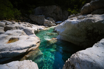 The Arzino torrent, Friuli Venezia Giulia, Italy