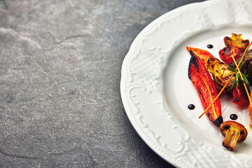 nicely decorated food on a plate