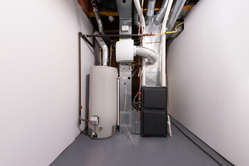 A home high efficiency furnace. Furnace Dual Stage Electronically Commutated Motors. Motor...