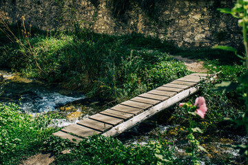 Puente rustico de la ruta de los zarzales, Nerpio
