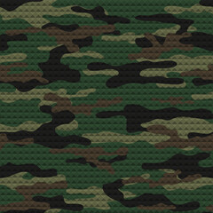 Army camo background, endless pattern, military modern uniform. Hunting design.