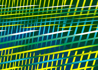 Multicolored stripes on a multicolored background