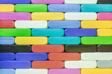 colorful plastic building blocks