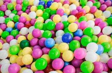 colorful plastic balls