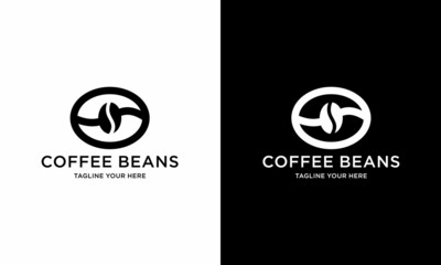 vector coffee beans template vector icon illustration