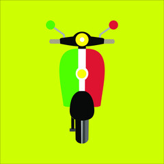 scooter logo mascot template