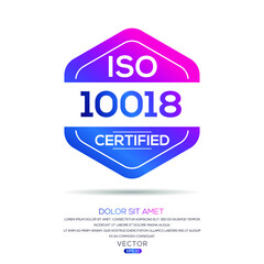 Creative (ISO 10018) Standard quality symbol, vector illustration.