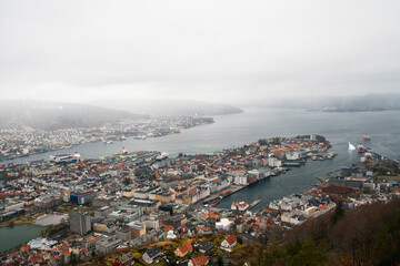Scenic view of the City of Bergen