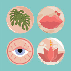 highlights social media icons