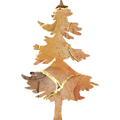 Fototapeta premium Fall alcohol ink tree 5