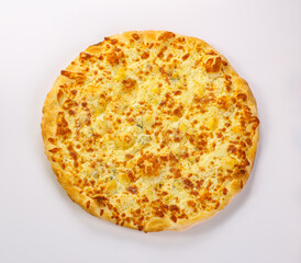 Italian traditional Pizza four cheeses