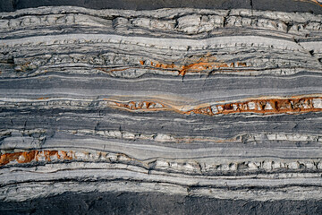 sedimentary bedrock ideal for copy space
