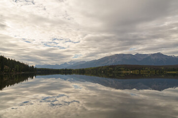 Pyramid Lake on a Cloudy Morning