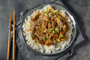 Homemade Asian Garlic Ginger Pork