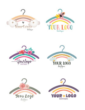 Children's Boutique Logo Kids Clothes Hanger Logo Design -  Sweden