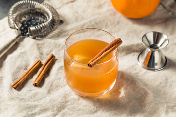 Boozy Refreshing Pumpkin Spice Old Fashioned Cocktail