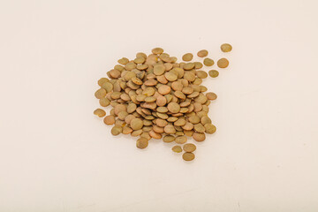 Vegan cuisine - Dry lentil heap