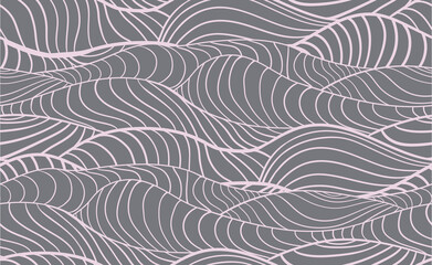 Hand drawn wavy lines. Abstract vector composition with optical illusions and volume.
Geometric seamless pattern for printing on fabrics and paper.
Coloring page