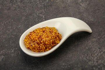Dijon mustard sauce with seeds