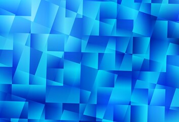 Light BLUE vector backdrop with rhombus.