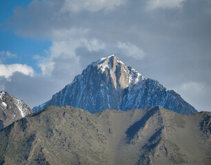 tall peak in the Sierra Nevada