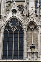 Fototapeta na wymiar gothic cathedral closeup and details