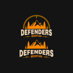 vintage hunter logo design concept