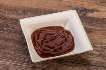 Traditional Barbicue sauce in the bowl
