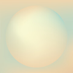 Vibrant holographic fluid gradients in pastel colors. Creative layout composition template. Gradient glow sphere on soft background.