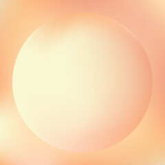 Vibrant holographic fluid gradients in pastel colors. Creative layout composition template. Gradient glow sphere on soft background.