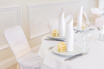 wedding table setting