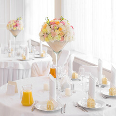 wedding table setting