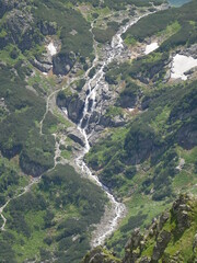 view of the mountain river
