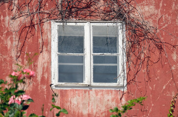 Old window in a building