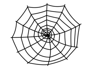 Spider web symbols, realistic spiderweb. Halloween clip art