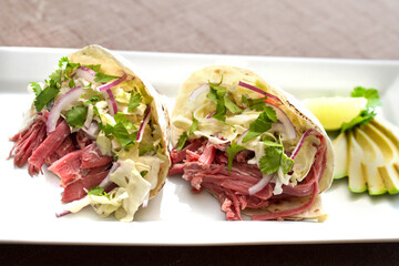 Sous Vide Corned Beef Irish Tacos