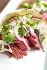 Sous Vide Corned Beef Irish Tacos
