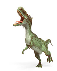 monolophosaurus is attacking and looking up © DM7