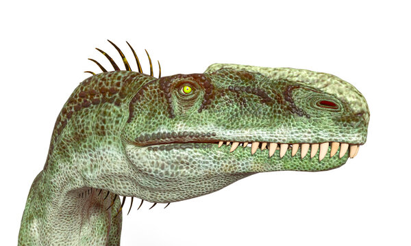 monolophosaurus profile picture id side view