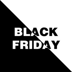 Black Friday banner. Vector illustration	