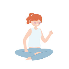 woman with skin cream