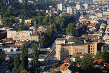 view of the Sarajevo city