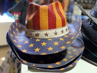 Cowboy hats for sale at the market