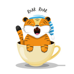 tiger in a cup